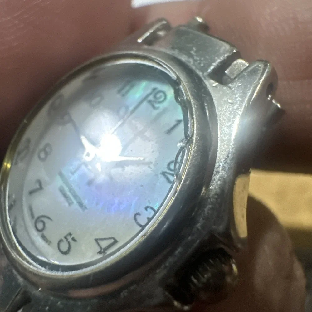 Working Vintage Wrangler Women's Watch Abstract Steel Dainty Band 24mm Fit 6.75